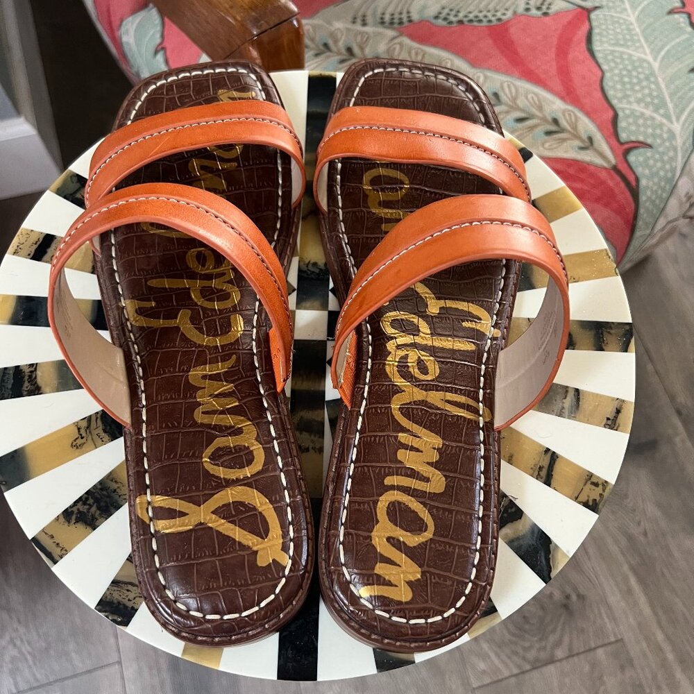 Sam Edelman Size 11 Amazing Medium Orange Sandals